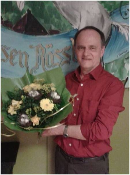 Jan Bult 25 jaar penningmeester bij O.C.H. Jubileum 