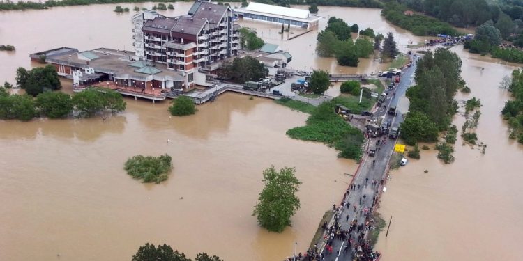 Actie noodhulp Servië gemeente 