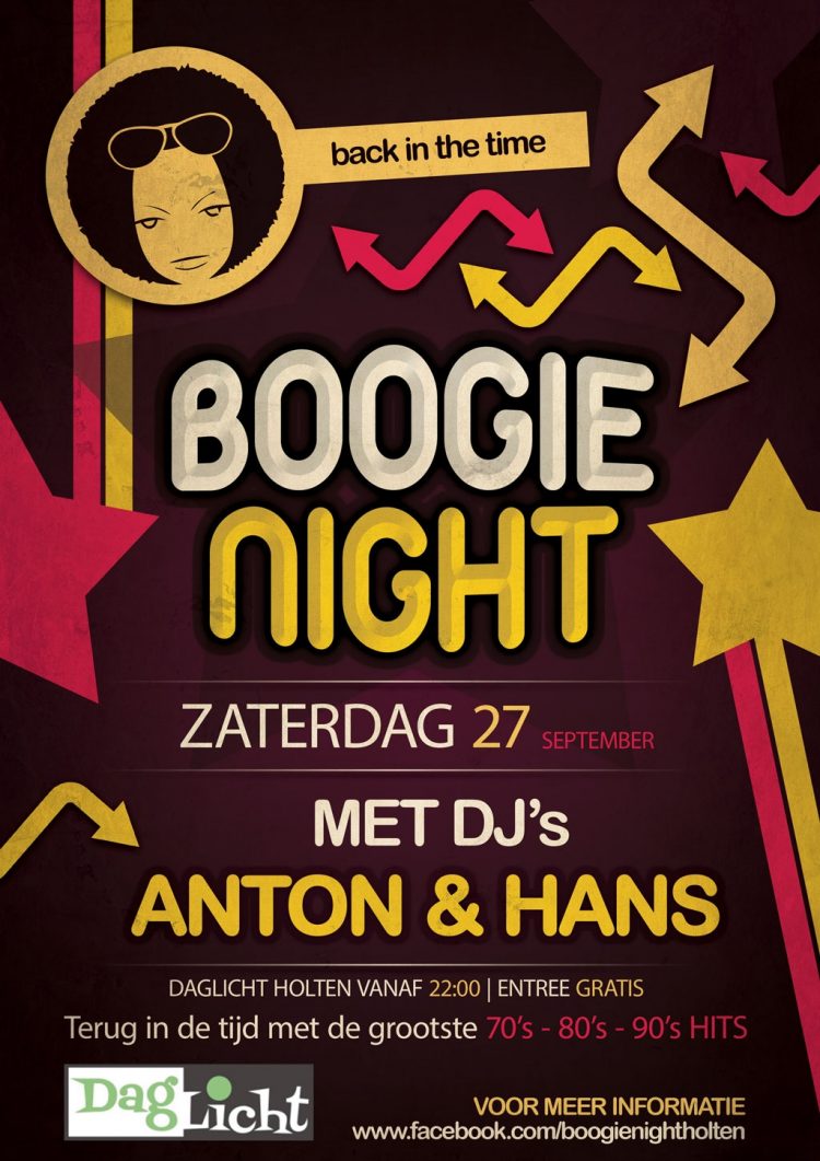 Redactie HoltensNieuws.nl organiseert wederom Boogie Night daglicht 