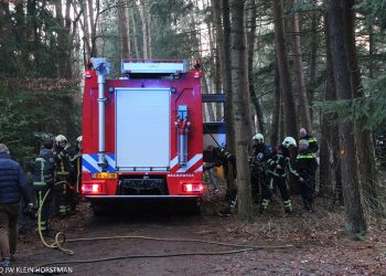 Schuurbrand aan de Postweg brandweer 