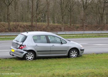 Aanrijding op de A1 brandweer aanrijding 