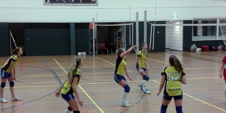 Meiden B winnen eerste wedstrijd 2e deel seizoen mintonette 