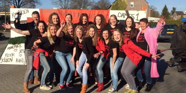 Dames 1 HV Holten kampioen hv holten 