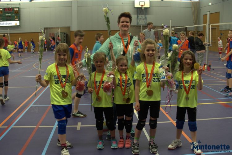 Mintonette CMV niveau 1 Kampioen mintonette 