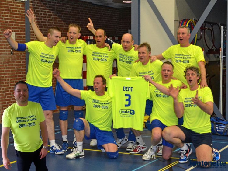 Kampioenschap Heren 1 en Meiden A2 mintonette 