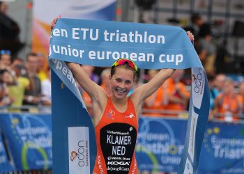 Nederlandse Rachel Klamer wint sprintafstand Premium European Cup dames 2015 triathlon 