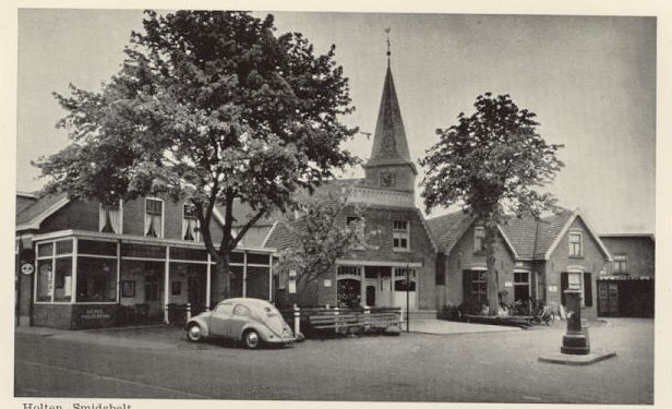 Holtens bedrijf aan de slag met de dorpspomp Holten oudheidkamer gemeente 