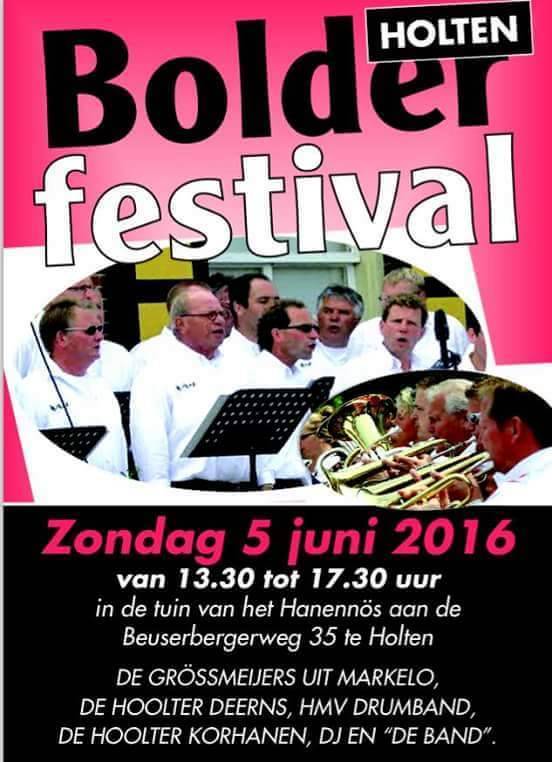Bolderfestival 2016 korhanen hmv de hoolter deerns bolderfestival 