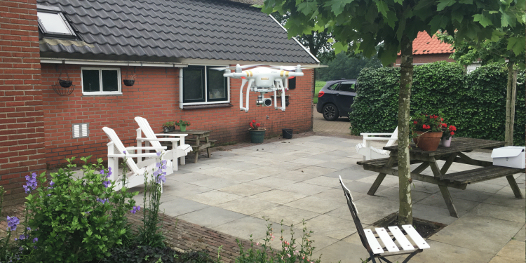 Klein Boonschate Landscaping zet drone in 