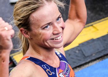 Fransman Raphael Montoya winnaar ETU Triathlon Premium European Cup triathlon 