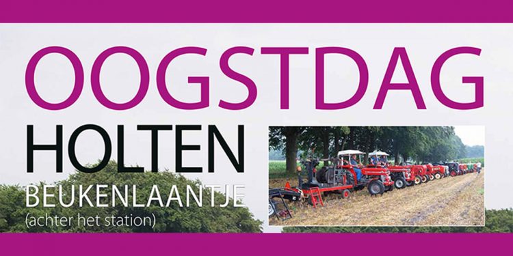 Oogstdag aan het Beukenlaantje in Holten 