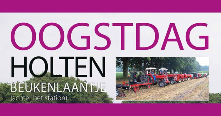 Oogstdag aan het Beukenlaantje in Holten 