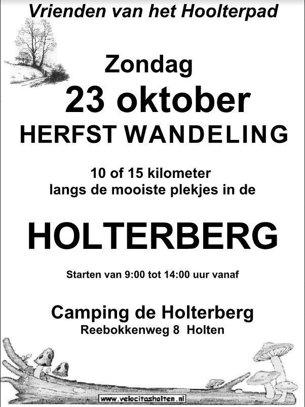 20e Herfstwandeling  Velocitas 