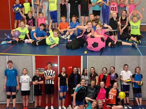 Zeer geslaagd vriend(innet)je volleybal toernooi Mintonette mintonette 