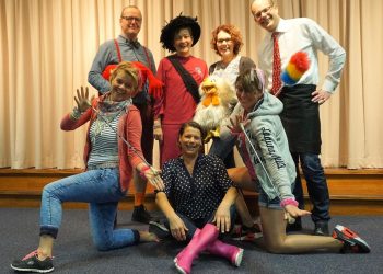 Openluchtspel Dijkerhoek ontvangt Ank Bijleveld gemeente dijkerhoek cov bonte paard 