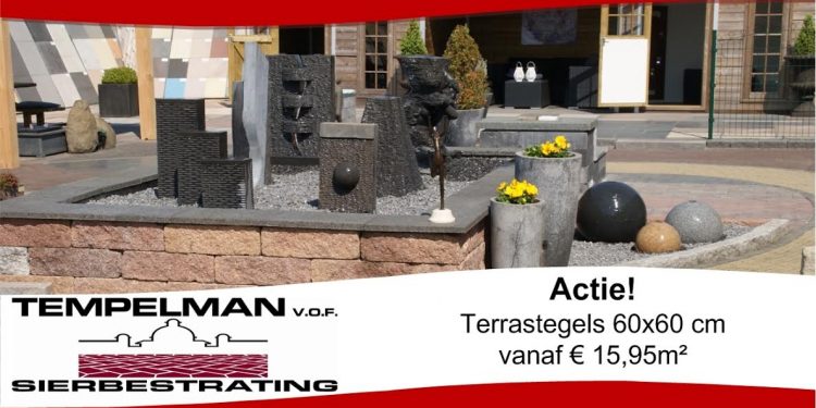 Paasshow bij Tempelman Sierbestrating 