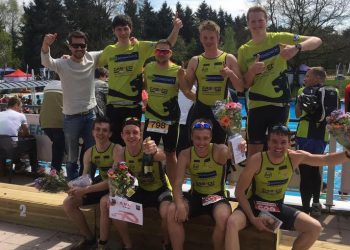 2 e plaats voor Team Triatlon Holten tijdens Supersunday triathlon 