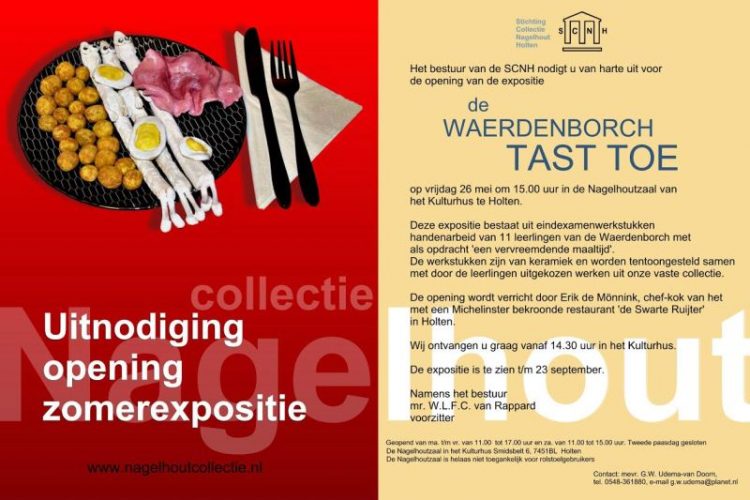 Expositie “De Waerdenborch Tast Toe” waerdenborch kulturhus de waerdenborch 