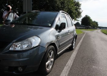 Aanrijding op parkeerplaats McDonald's aanrijding 