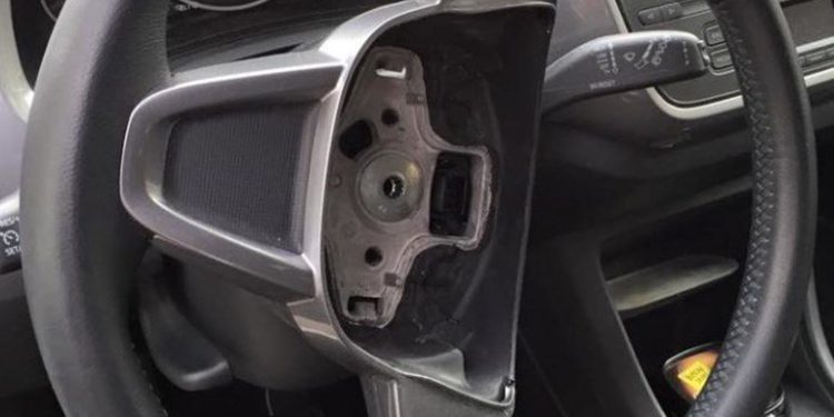 Airbag dieven actief politie inbraak 