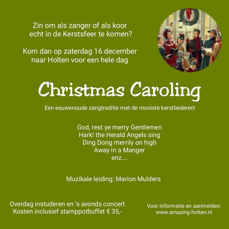 Christmas Caroling in Holten amazing 