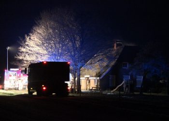 Schoorsteenbrand aan de Vagevuursweg Haarle brandweer 