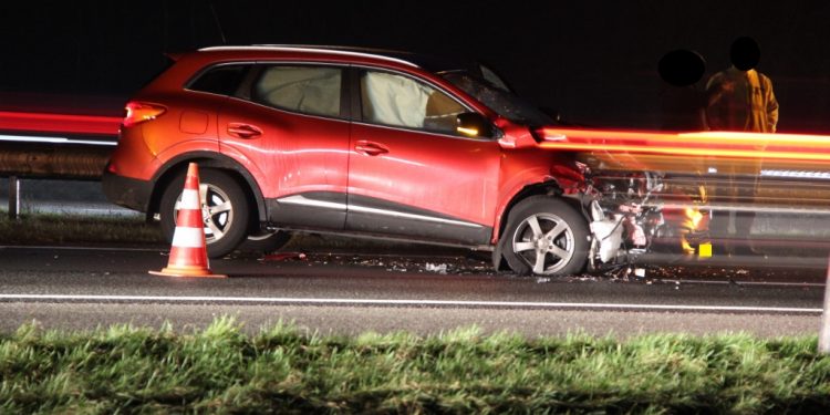 Kop-staartbotsing op de A1 tussen Holten en Bathmen 