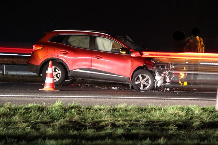 Kop-staartbotsing op de A1 tussen Holten en Bathmen 