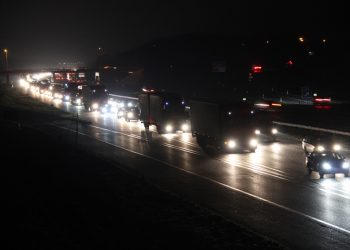 Kop-staartbotsing op de A1 tussen Holten en Bathmen 