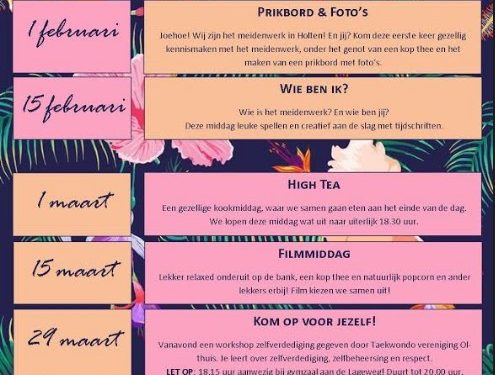 HoltensNieuws.nl Update: Meidenwerk bij jeugdhonk ‘Hole-10’ in Holten Update: Meidenwerk bij jeugdhonk ‘Hole-10’ in Holten viavie welzijn