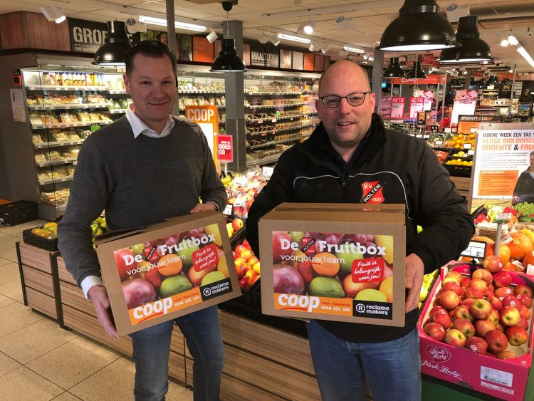 Gezonde samenwerking VV Holten, COOP Leon Haanstra en Reclamemakers. vvholten 