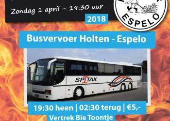 Busvervoer van Cafe Toontje naar Paasvuur Espelo toontje paasvuur espelo bie toontje 