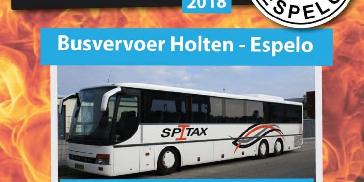 Busvervoer van Cafe Toontje naar Paasvuur Espelo toontje paasvuur espelo bie toontje 
