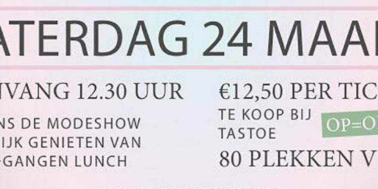 Lunch & Fashion show bij Tastoe tastoe 