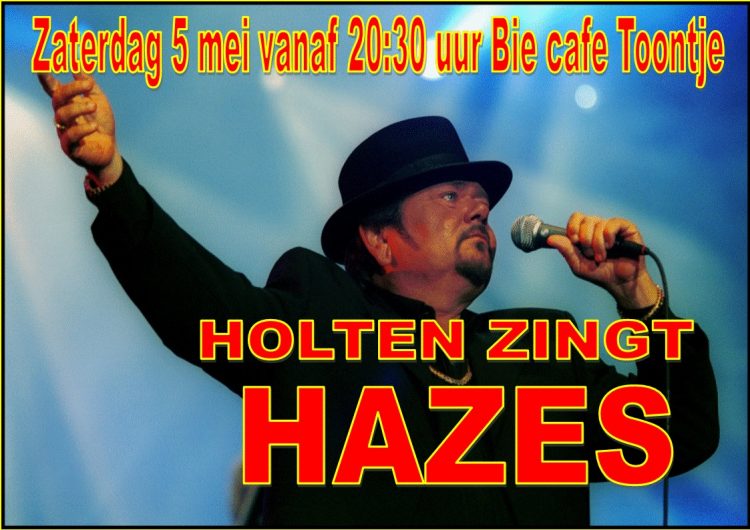 Holten zingt Hazes toontje bie toontje 