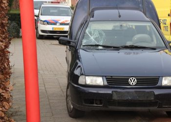 Ongeval tussen bestelauto en fietser kruising Kolweg / Bergmanstraat aanrijding 