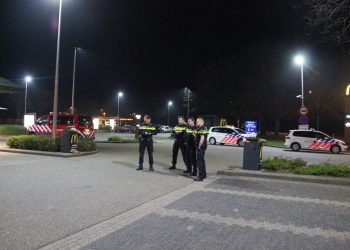 Brand bij McDonald's politie brandweer 