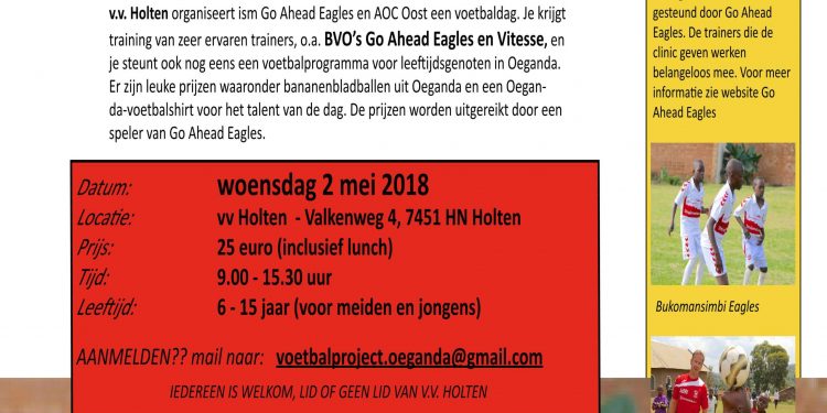 Woensdag 2 mei voetbaldag v.v. Holten en Go Ahead Eagles vvholten voetbal 