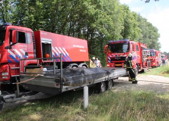 Brand in meterkast van bedrijfsverzamelgebouw in Holten brandweer 