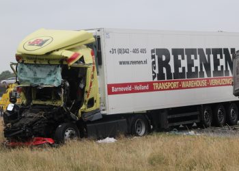 Chaos in Holten en omliggende plaatsen door ongeluk A1 aanrijding 