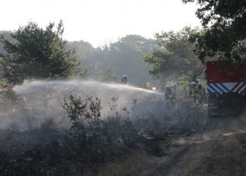 Heidebrand op de Sallandse Heuvelrug sallandse heuvelrug brandweer 