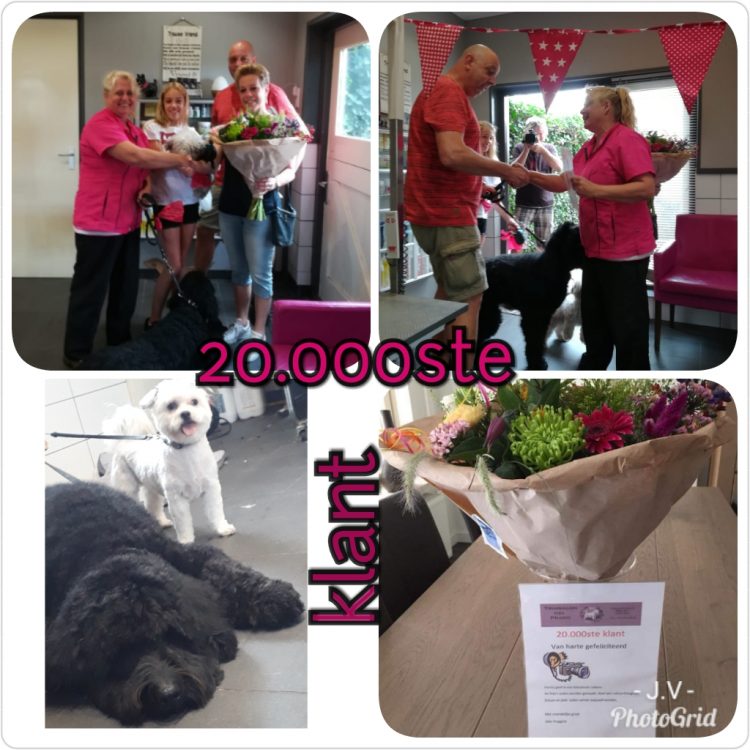 20.000ste (honden) klant 