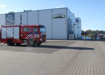 Flinke stikstof lekkage bij Enkco brandweer 