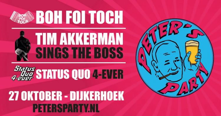 Peter's Party op 27 oktober 2018 dijkerhoeksfeest bonte paard 
