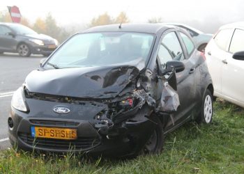 Ongeval met vier auto's op de kruising afrit A1/N332 