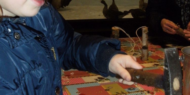 Donderdag 3 januari: Vogelvoederstammetjes maken en demonstratie prepareren! 