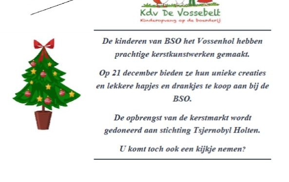 HoltensNieuws.nl Kerstmarkt bij Kinderdagverblijf De Vossebelt Kerstmarkt bij Kinderdagverblijf De Vossebelt