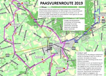 Paasvuurroute 2019 espelo dijkerhoek brandweer beuseberg 