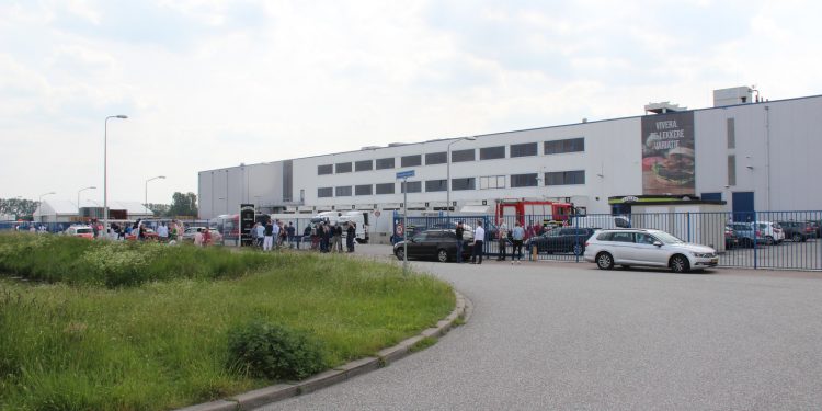 Koolmonoxide leiding geknapt bij Vivera brandweer 