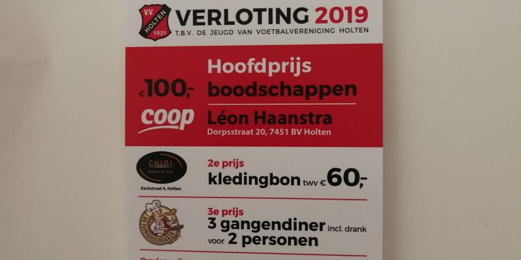 HoltensNieuws.nl Grote verloting t.b.v. jeugdafdeling V.V.Holten Grote verloting t.b.v. jeugdafdeling V.V.Holten vvholten tastoe nijkamp de biester